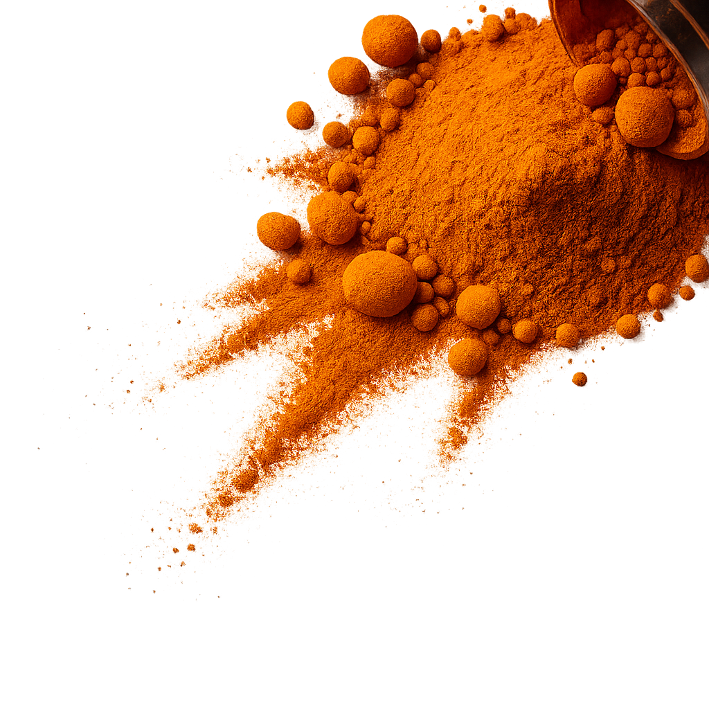 Spilled supplements decoration